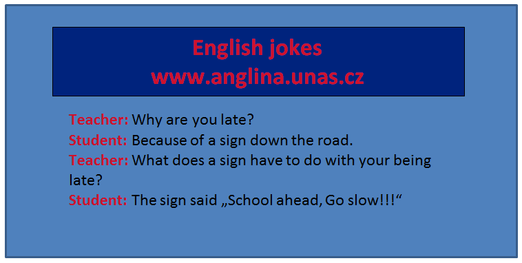 Angličtina online a zdarma - přivlastňovací pád na www.anglina.uNas.cz - english jokes zdarma - angličtina nemusí být jenom nuda