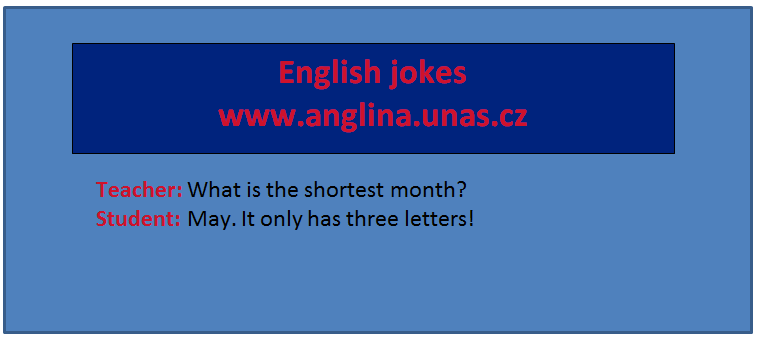 Angličtina online a zdarma - Anglické Modální sloveso Could - na www.Anglina.uNas.cz - english jokes zdarma - rozdíl mezi There a It