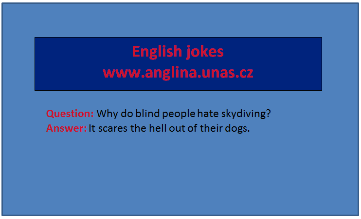English Jokes na Anglina.uNas.cz - učte se angličtinu online a s úsměvem - vazba "be going to"
